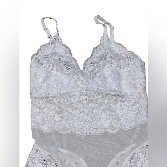 We are HAH x Free People Smarty Pants Bodysuit White Size XS NWT - Picture 6 of 9